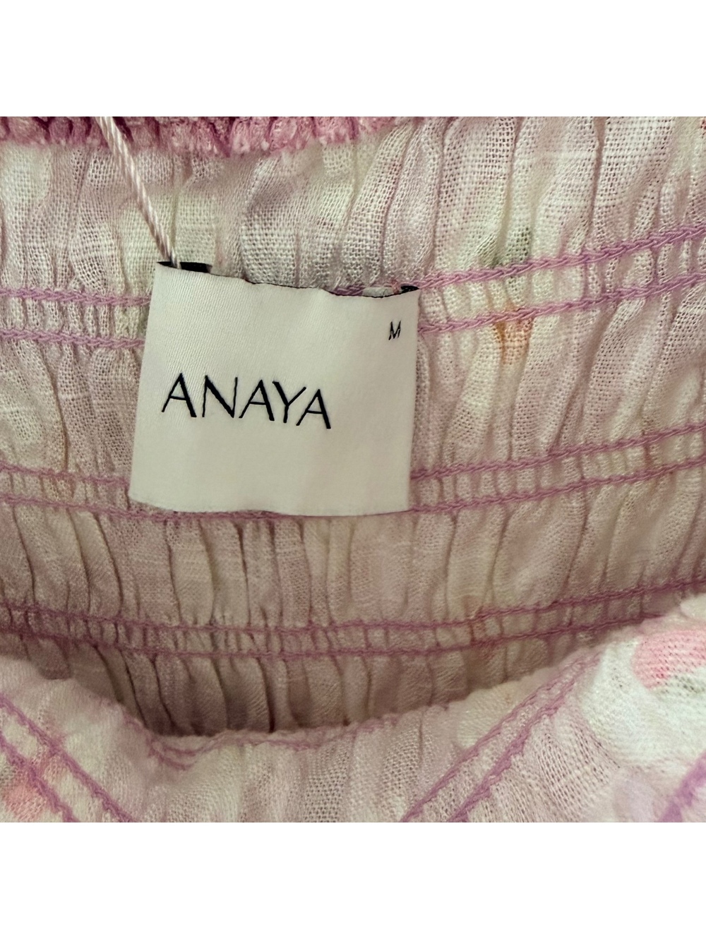 Few Moda Anaya Marcey Puff Sleeves Maxi Dress Pick Sands Size Medium - Picture 7 of 9